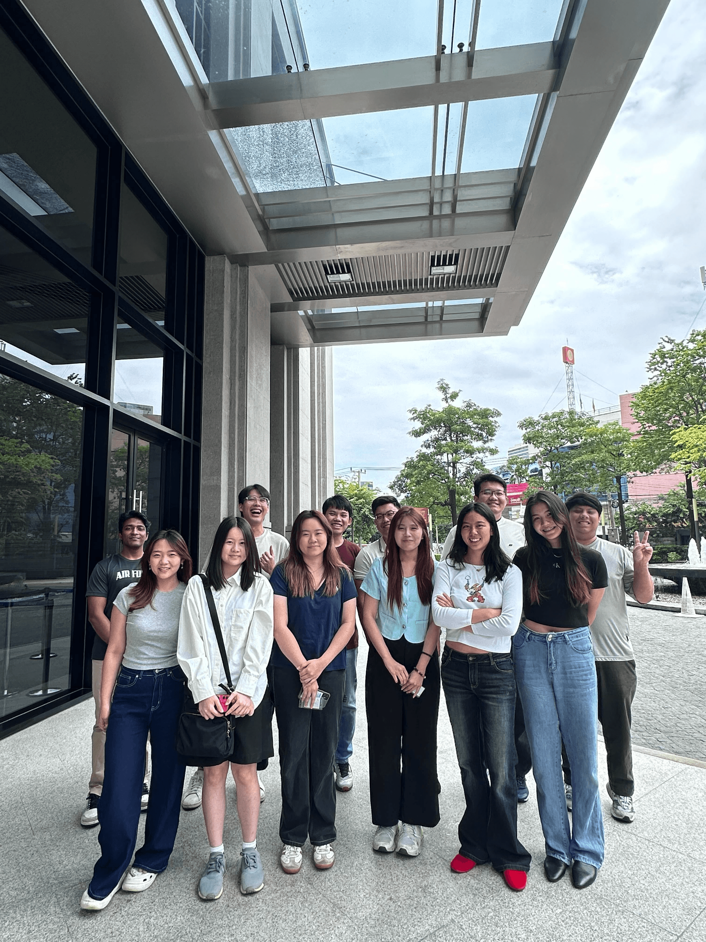 A picture with the HD interns