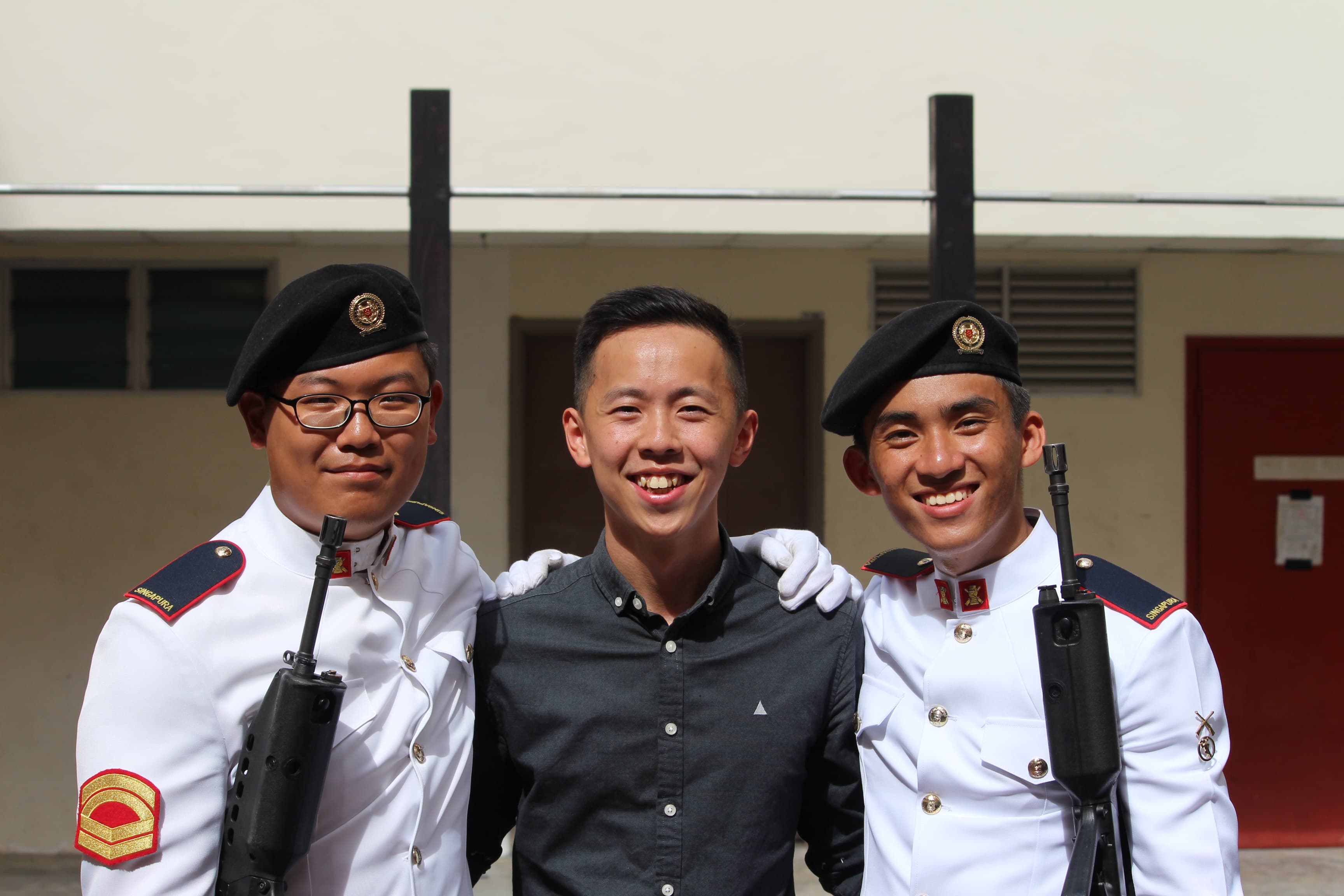 Picture with Desmond & Min Han